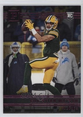 2022 Panini Chronicles Panini Pink Christian Watson #PA-14 Rookie RC 15sx
