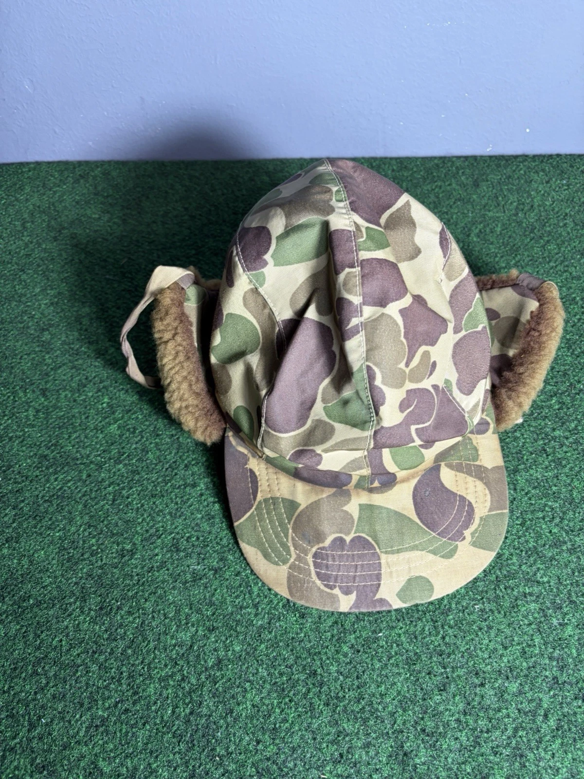 L.L. Bean Insulated Camo Hunting Hat USA Made Size XL
