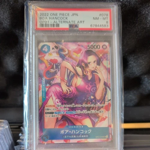 2022 ONE PIECE OP01-ROMANCE DAWN ALTERNATE ART #078 BOA HANCOCK PSA 10