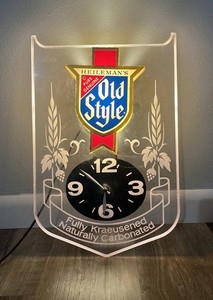 Old Style Beer Clock | eBay