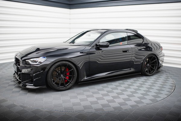 Seitenschweller Ansatz FüR V.3 FüR BMW M2 G87 HeckschüRze Schwarz-image