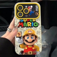 Cartoon Super Mario Phone Case For iPhone 17 Pro Max 17 Air 16 15 14 13 Cover