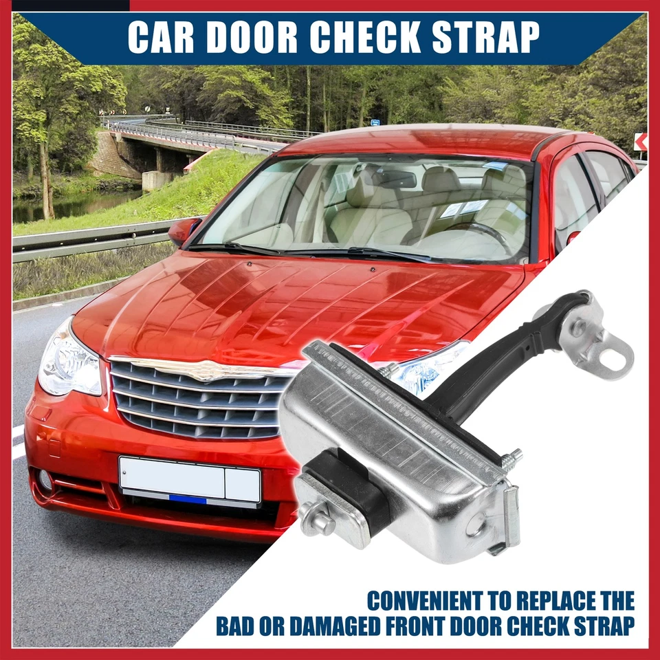 4658467AB Correa de retención de puerta para Chrysler Sebring convertible delantera 2 piezas Foto 3 de 4