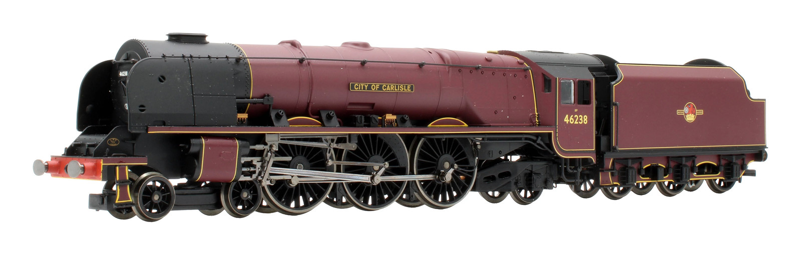 HORNBY 'OO GAUGE' R2444 BR 4-6-2 DUCHESS CLASS 'CITY OF CARLISLE' STEAM LOCO