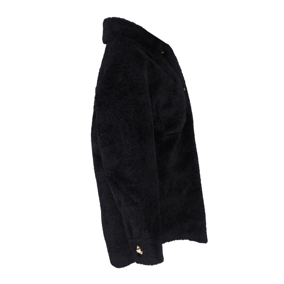 Maje Women's Overshirt Jacket Size 36 Fur-Effect MFPBL00453 - Image 3 of 4