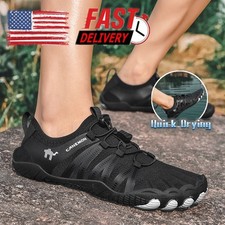 Men Water Shoes Beach Barefoot Quick-Drying Aqua Socks Slip-on Swimming Shoes