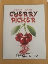 Tony Harris Signed Sketchbook - Cherry Picker - Movie Star Portrait Art