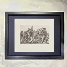 Reginald Marsh "Modern 1939 Venus" CUSTOM FRAMED Art