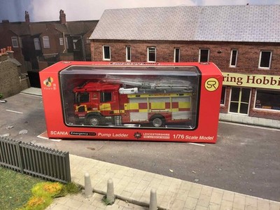 1/76 Scania New Gen Emergency One Pump Ladder - Leicestershire Fire Tiny Diecast
