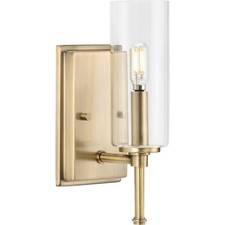 Progress Lighting P300356 Elara 12" Tall Bathroom Sconce - Brass