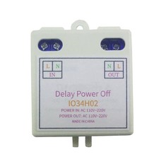 2X(AC 120V 220V Time Delay Relay on Delay OFF 1-480Min Adjustable Delay 3574
