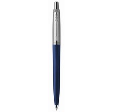 PARKER Jotter Originals - Blue Navy Ballpoint Pen with Chrome trims - medium Poi