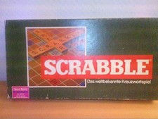 SCRABBLE -Spear-Spiele- Vintage- 120 HOLZSTEINE - komplett