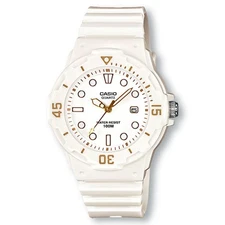 CASIO LRW200H-7E2 Analog Quartz Black Sports Watch, White