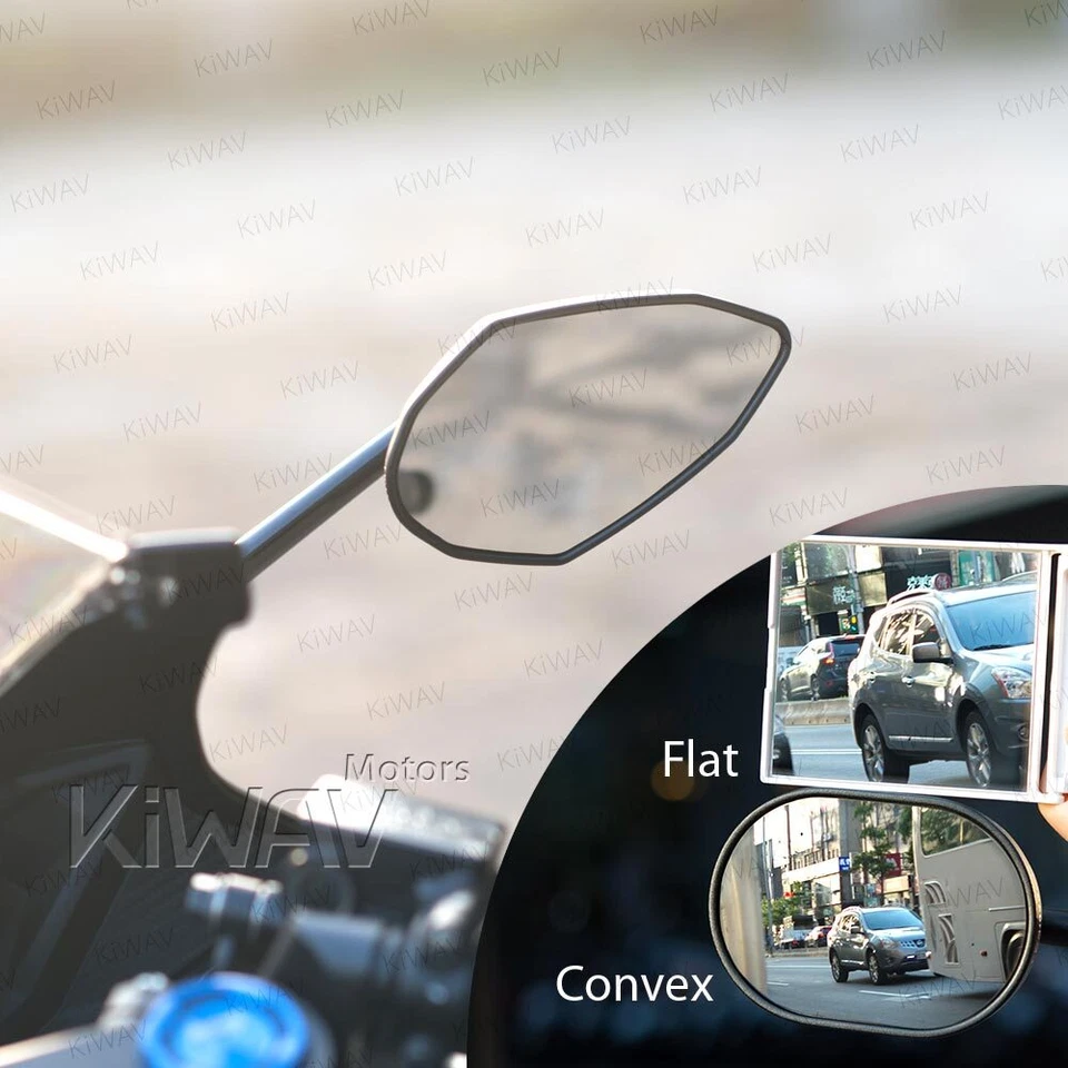 Black Venom fairing mirrors black adapter ABS aluminum for Aprilia RSV RSV4 1000 - Image 4 of 4