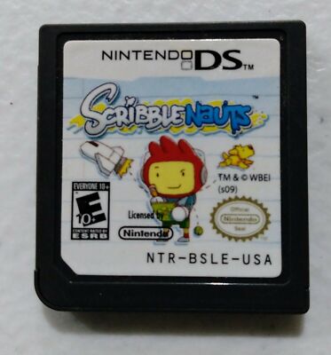 Scribblenauts (Nintendo DS, 2009)-Loose Cart Only-FREE SHIPPING