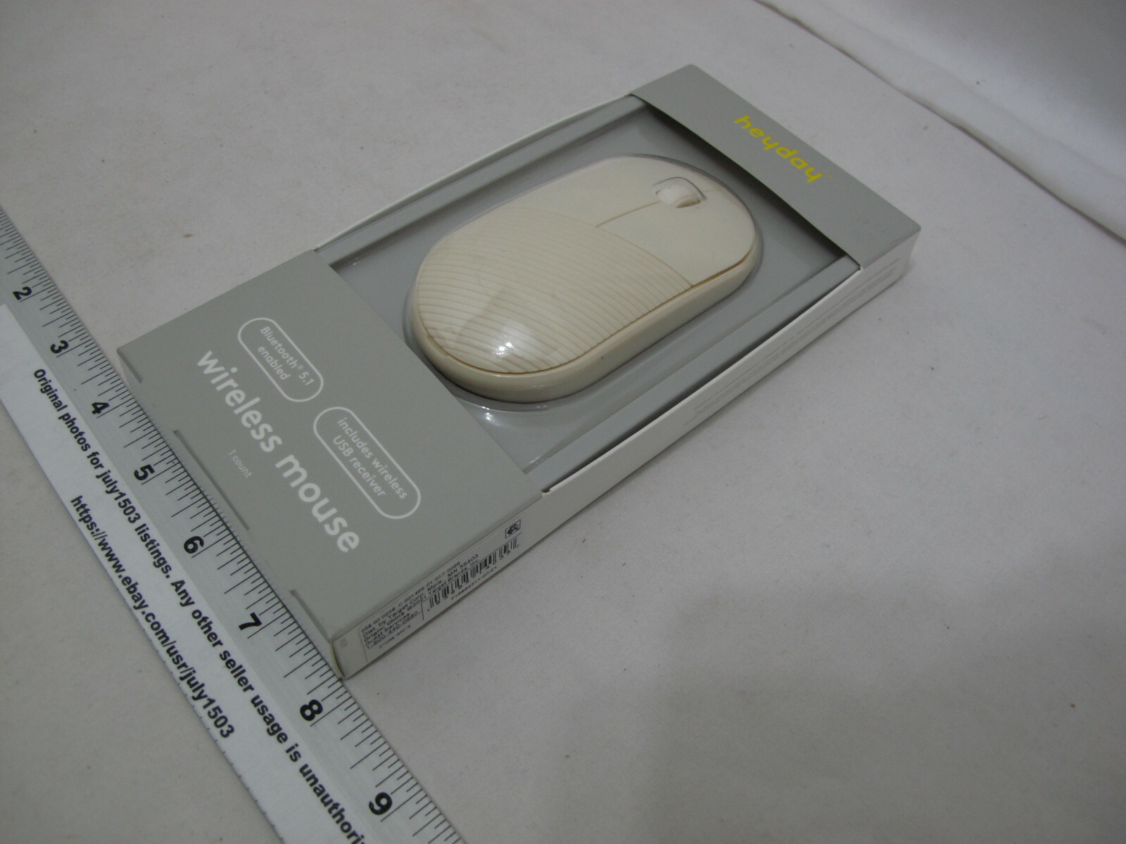 NEW Heyday Wireless Mouse Bluetooth 5.1 & USB Receiver - 33