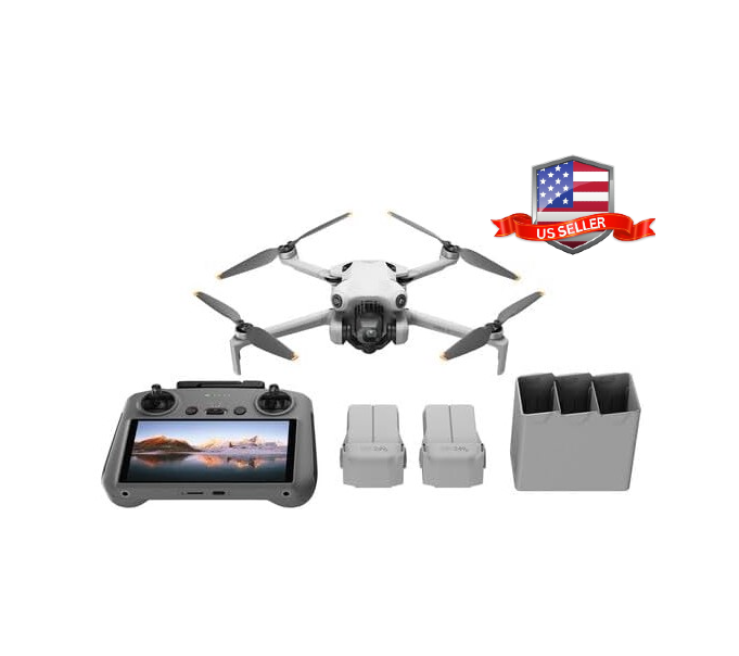 DJI Mini 4 Pro Fly More Combo Plus RC 2 4K Drone 3Batt 135