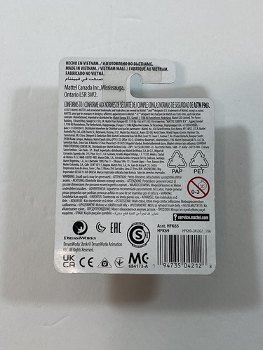 Dreamworks Mattel Shrek Princess Fiona Micro Collection Error Package! RARE!! - Picture 3 of 4