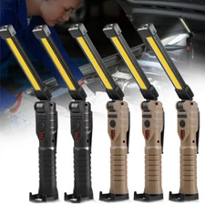 Flashlights LED Work Light Rechargeable Light with Magnetic Base & Hanging Hook