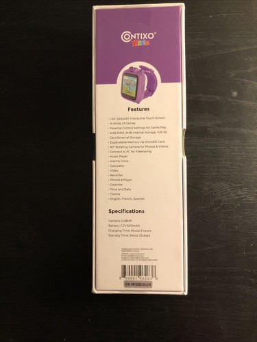 Contixo KW1 Kids Smart Watch -14 Educational Games, HD Touch Screen, Camera, MP3 - Picture 3 of 4