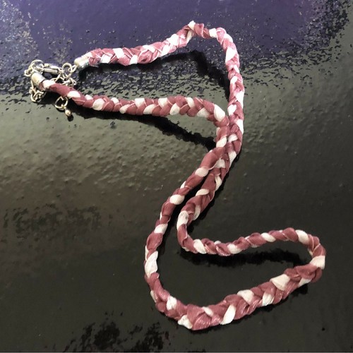 6x Collana in raso da donna lunga 50 cm catenina per ciondolo pendente girocollo - Foto 6 di 9