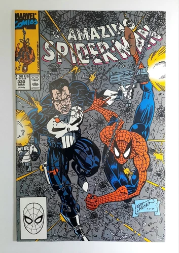 Amazing Spiderman 330 NM 1990.Punisher App.Marvel comics