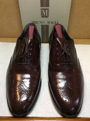 New Bruno Magli Remo 10 M burgundy {347R} 