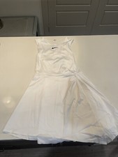   New Nike Slim Fit Women Court Maria Sharapova Dress White AO0360-100 SZ Large