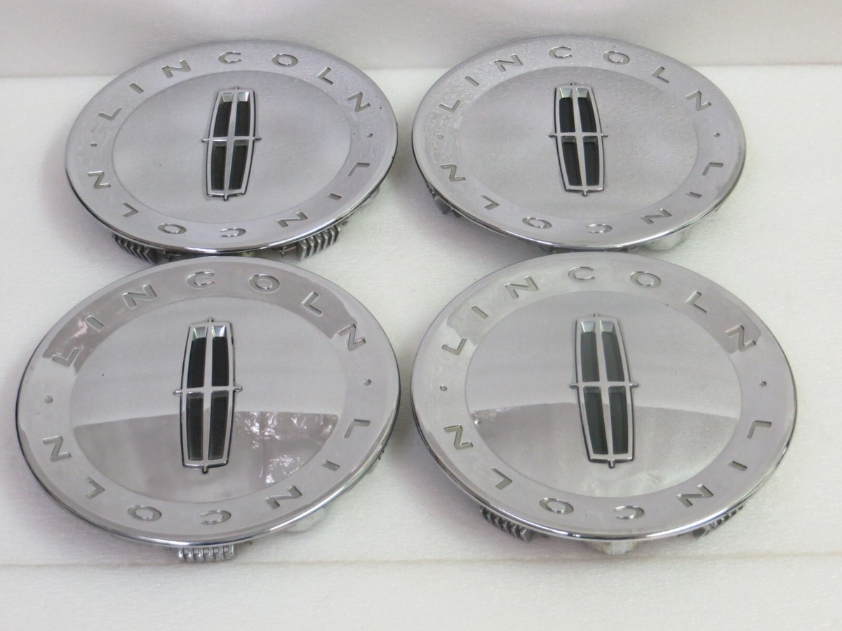 LINCOLN TOWN CAR 06-11 MKX 07-10 CHROME CENTER CAPS - 4