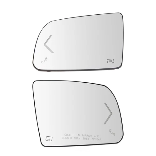 Door Mirror Glass Set TRQ MGA10022 fits 2014 Toyota Tundra