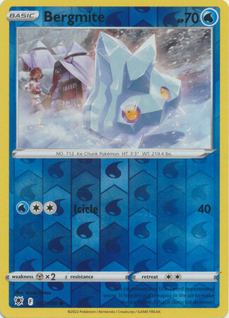 BERGMITE 047/189 ASTRAL RADIANCE POKEMON (REVERSE HOLO, NM)