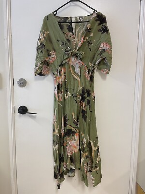 JAASE Green Boho Maxi Dress Size M S10 | eBay JAASE Green Boho Maxi Dress Size M S10 | eBay