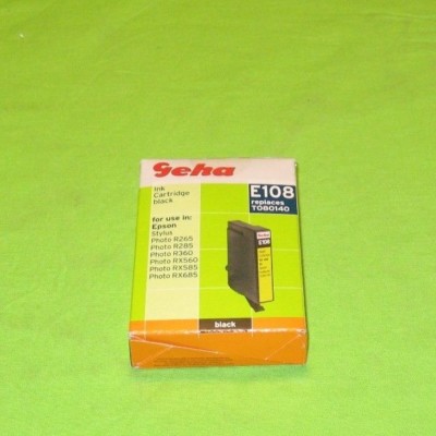 GEHA 045686 black ink cartridge E108 for Epson
