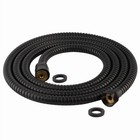 All Metal Shower Hose,90 Inch Stainless Steel Extra Long Shower Hose Replacement