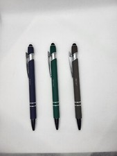 Stylus-pen; 3 Alpha Soft Touch, Metal Stylus, Ballpoint Pen, by JWE Inc.