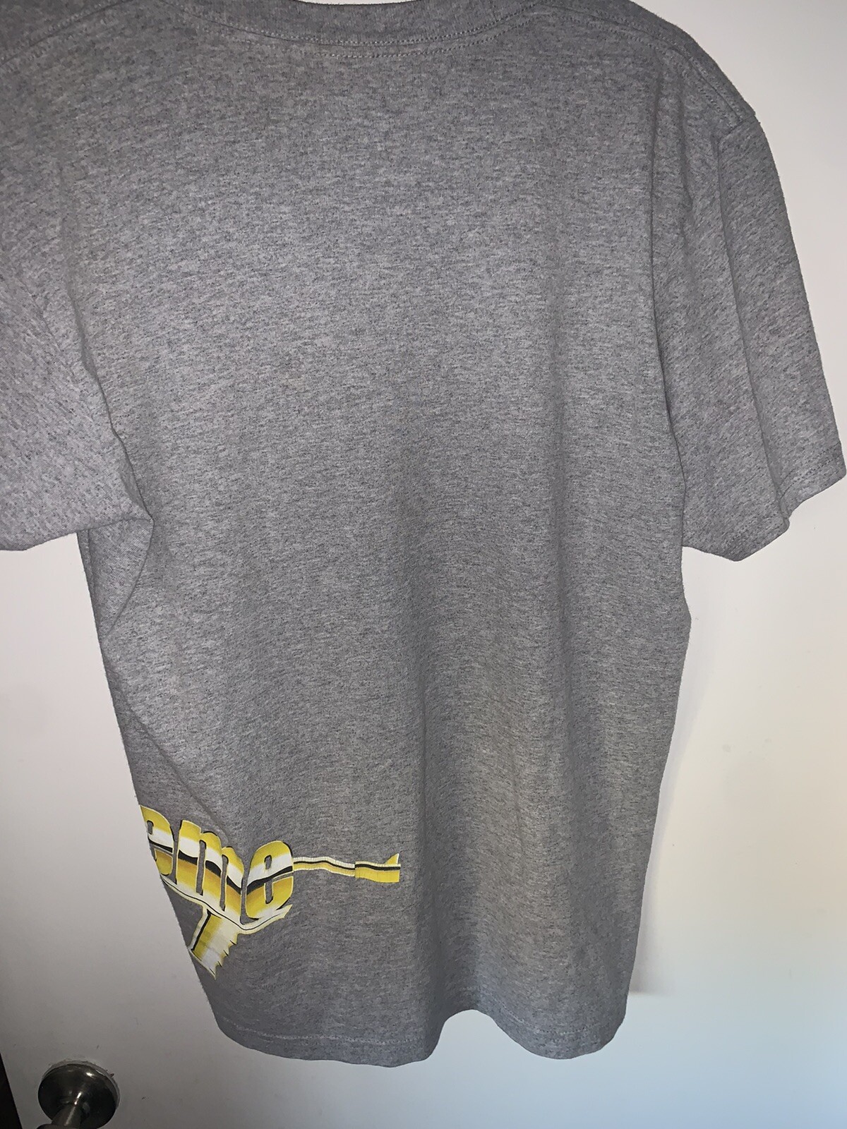 supreme automatic tee grey medium authentic Used - image 5