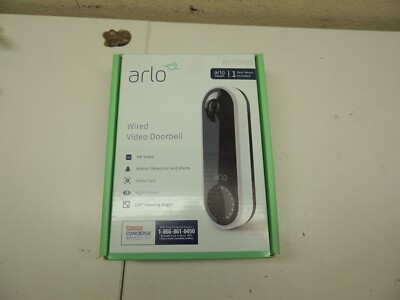 Arlo AVD1001-1CCNAS Wired Video Doorbell New Open Box Never Used  193108141345|