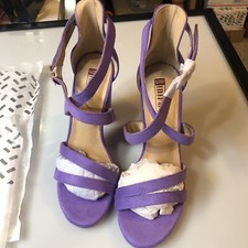 IDIFU Women's Platform Chunky High Heels Dress Sandals Open Toe Strap. SIZE 6