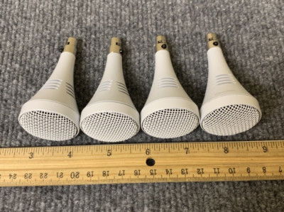 Lot of 4 ClearOne 910-001-013-W Ceiling Microphones
