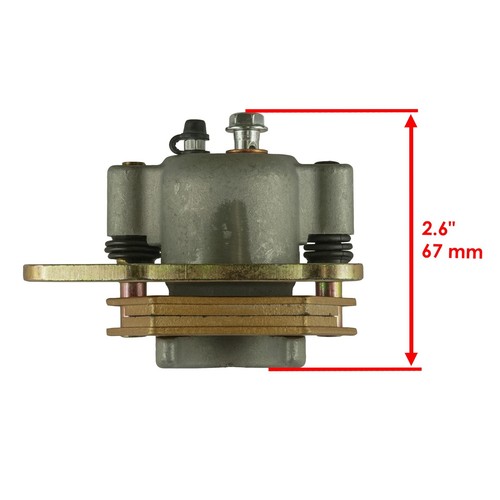 Front R Brake Caliper & Disc w/ Hub For Polaris Ranger 400 HO 2011 - Foto 4 di 8