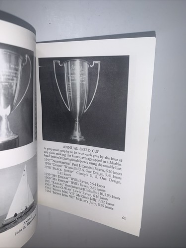 Vintage 1965 Boston Yacht Club Member Handbook With Vessel Pictures 107J - Picture 10 of 11