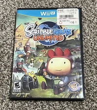 Scribblenauts Unlimited (Nintendo Wii U, 2012) Complete CIB Game