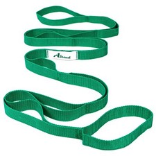 Abiarst Stretching Strap Yoga Straps Physical Therapy 10 Loops Non-Elastic
