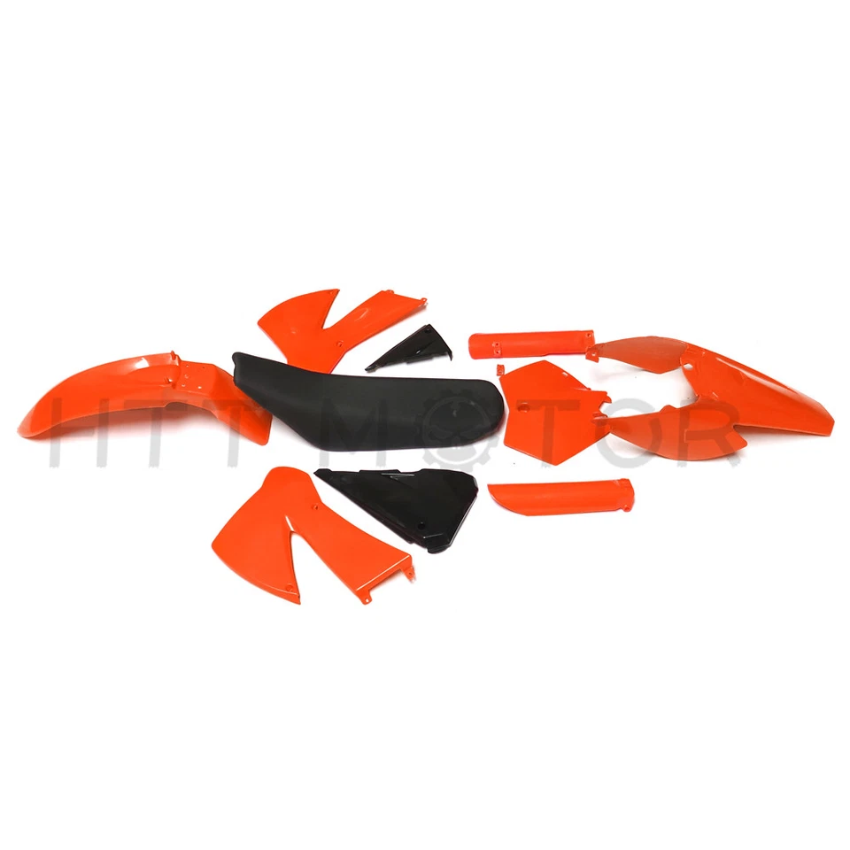 Kit de carenado y asiento de guardabarros de plástico KTM naranja para 2003-2012 SX 85 Foto 2 de 4