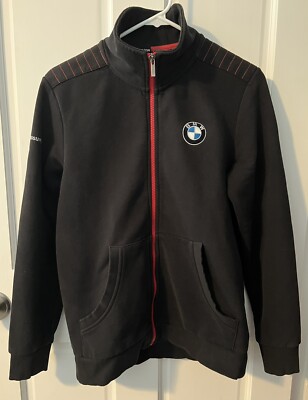 BMW Moz Munchen 1972 LOGO EMBROIDERED FULL ZIP FLEECE JACKET Niederlassung XS