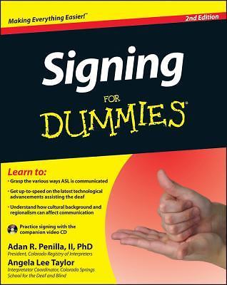 Signing for Dummies, with Video CD by Penilla, Adan R.; Taylor, Angela Lee