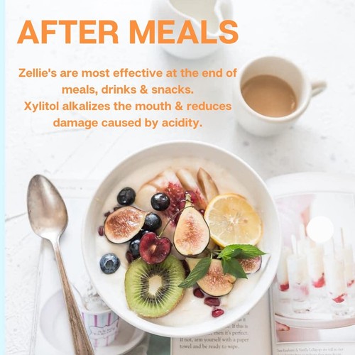 Zellie'S | 100% Xylitol Sugar Free Fresh Fruit Chewing Gum | Fresh Fruit Flavor - Picture 4 of 6