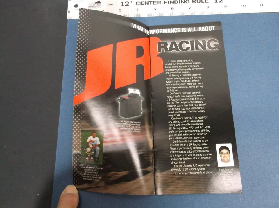 VINTAGE JR RACING R/C CONTROLLERS SERVOS BOOKLET *VG-COND* - Image 2 of 4