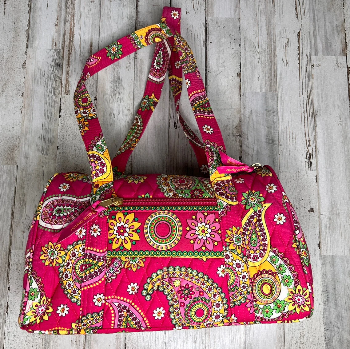 BELLA TAYLOR JAZBERRY QUILTED HANDBAG PURSE, BAG, SARAH NWOT | eBay
